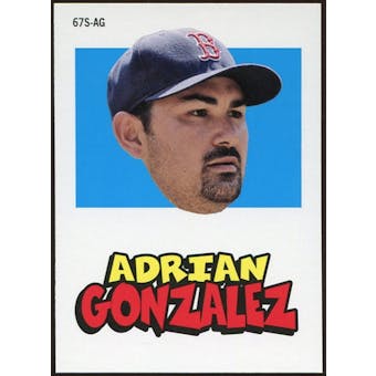 2012 Topps Archives Stickers #AG Adrian Gonzalez