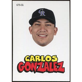 2012 Topps Archives Stickers #CG Carlos Gonzalez