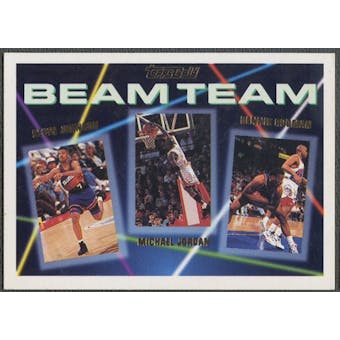 1992/93 Topps #3 Kevin Johnson, Michael Jordan, & Dennis Rodman Beam Team