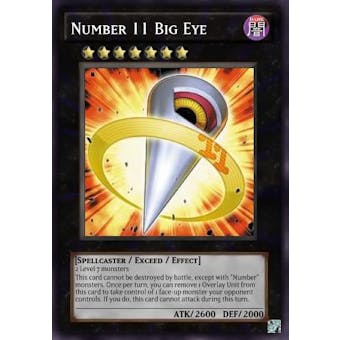 Yu-Gi-Oh Galactic Overlord Single Number 11: Big Eye Secret Rare - NEAR MINT (NM)