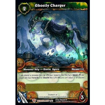 World of Warcraft WoW Timewalkers: Betrayal of the Guardian Ghastly Ghostly Charger Unscratched Loot Card