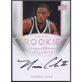 2011/12 Exquisite Collection #81 Norris Cole Rookie Auto #112/199