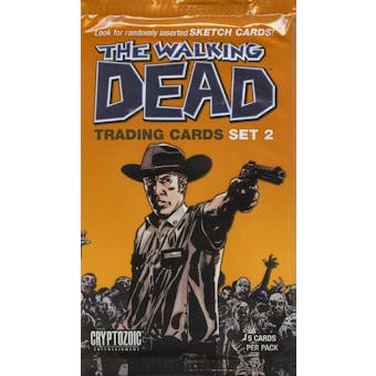 The Walking Dead Comic Book Set 2 Trading Cards Pack (Cryptozoic 2013)