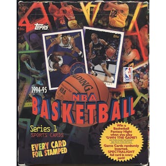 1994/95 Topps Series 1 Basketball Rack Box
