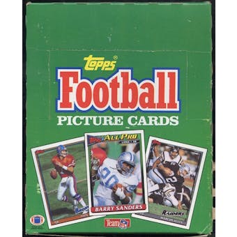 1991 Topps Football Rack Box