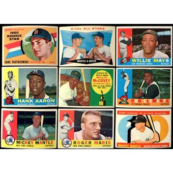 1960 Topps Baseball Complete Set (EX/MT - NM)