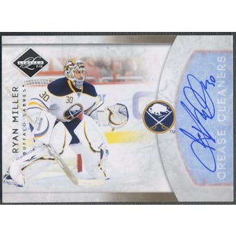 2011/12 Limited #17 Ryan Miller Crease Cleaners Signatures Auto #30/99
