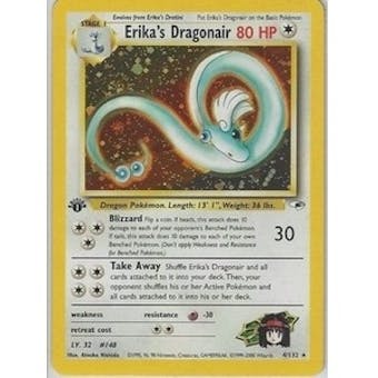 Pokemon Gym Heroes 1st Edition Single Erika's Dragonair 4/132