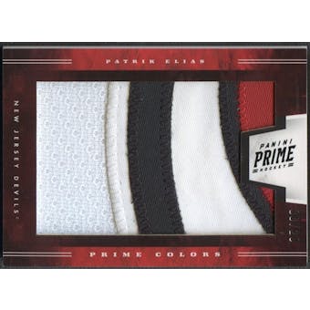 2011/12 Panini Prime #47 Patrik Elias Prime Colors Horizontal Patch #08/20