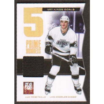2011/12 Panini Elite Prime Number Jerseys #10 Luc Robitaille* /500