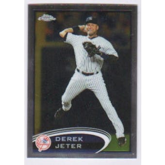 2012  Topps Chrome #84A Derek Jeter Jumping