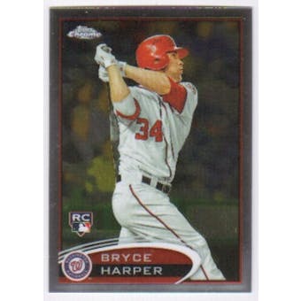 2012 Topps Chrome #196A Bryce Harper Hitting