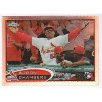 2012  Topps Chrome Refractors #153 Adron Chambers