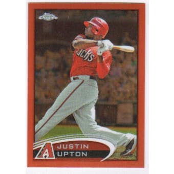 2012 Topps Chrome Orange Refractors #10 Justin Upton