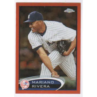 2012 Topps Chrome Orange Refractors #150 Mariano Rivera