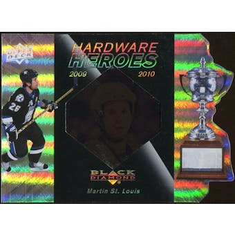 2010/11 Upper Deck Black Diamond Hardware Heroes #HHMS Martin St. Louis /100