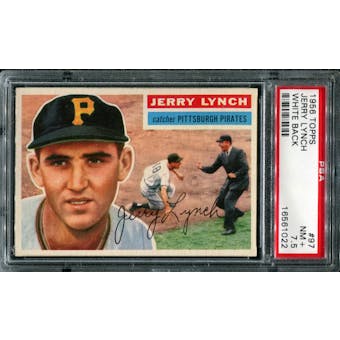 1956 Topps Baseball #97 Jerry Lynch PSA 7.5 (NM+) *1022