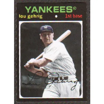 2012 Topps Archives #89 Lou Gehrig