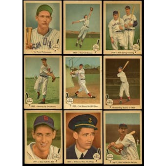 1959 Fleer Baseball Ted Williams Near Complete Set (67/80) (VG-EX)