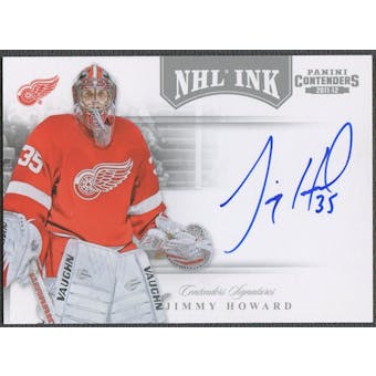 2011/12 Panini Contenders #17 Jimmy Howard NHL Ink Auto