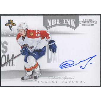 2011/12 Panini Contenders #21 Evgeny Dadonov NHL Ink Auto
