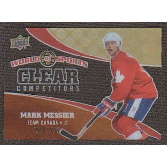 2010 Upper Deck World of Sports Clear Competitors #CC17 Mark Messier /550