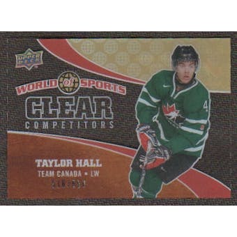 2010 Upper Deck World of Sports Clear Competitors #CC18 Taylor Hall /550