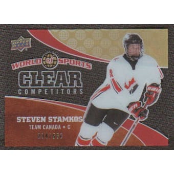 2010 Upper Deck World of Sports Clear Competitors #CC22 Steven Stamkos /550