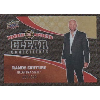 2010 Upper Deck World of Sports Clear Competitors #CC35 Randy Couture /550
