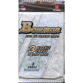 2012 Bowman Football Retail Pack