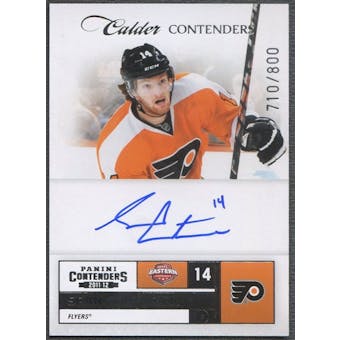 2011/12 Panini Contenders #241 Sean Couturier Rookie Auto /800