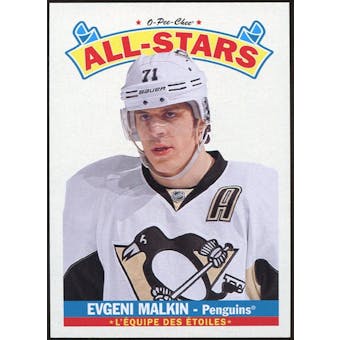 2012/13 Upper Deck O-Pee-Chee All Stars #AS14 Evgeni Malkin