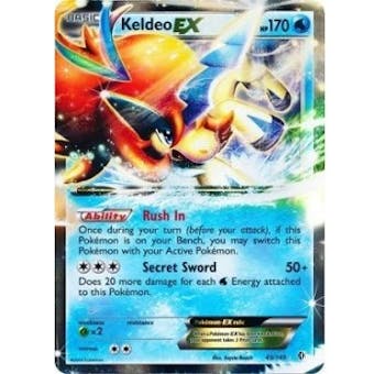 Pokemon Boundaries Crossed Single Keldeo ex 49/149