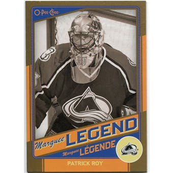 2012/13 Upper Deck O-Pee-Chee Marquee Legends Gold #G3 Patrick Roy