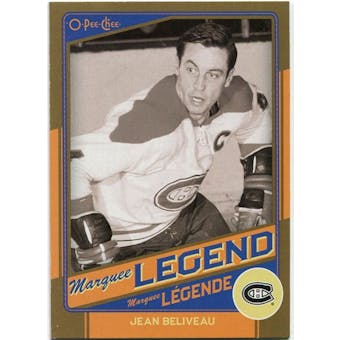 2012/13 Upper Deck O-Pee-Chee Marquee Legends Gold #G7 Jean Beliveau