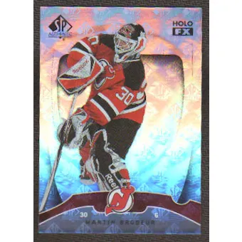 2009/10 Upper Deck SP Authentic Holoview FX #FX21 Martin Brodeur
