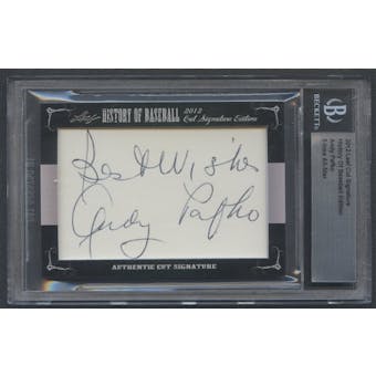 2012 Leaf History of Baseball #32 Andy Pafko Cut Signatures Auto