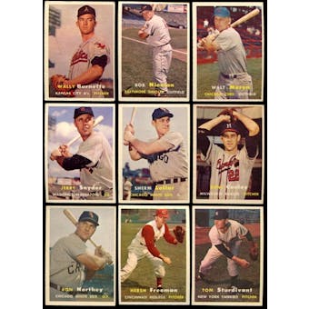 1957 Topps Baseball Starter Set (225 Cards) VG