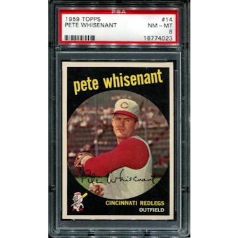 1959 Topps Baseball #14 Pete Whisenant PSA 8 (NM-MT) *4023