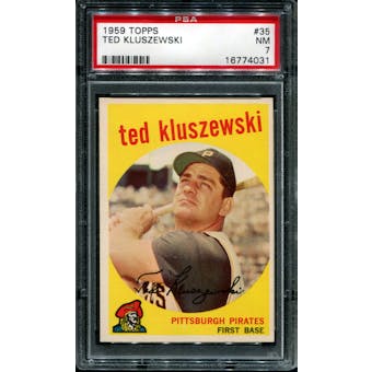 1959 Topps Baseball #35 Ted Kluszewski PSA 7 (NM) *4031