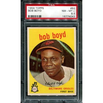 1959 Topps Baseball #82 Bob Boyd PSA 8.5 (NM-MT+) *4043