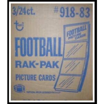 1983 Topps Football Rack 3-Box Case