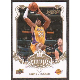 2008/09 Upper Deck MVP Kobe MVP  White #KB5 Kobe Bryant