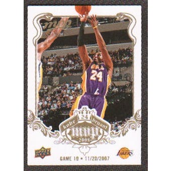 2008/09 Upper Deck MVP Kobe MVP White #KB10 Kobe Bryant