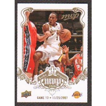 2008/09 Upper Deck MVP Kobe MVP White #KB13 Kobe Bryant