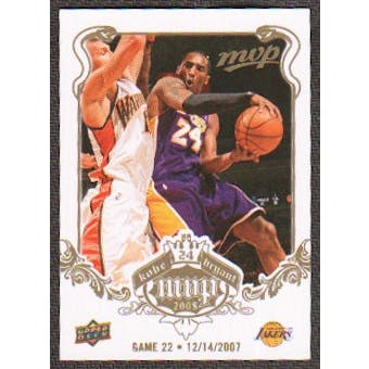2008/09 Upper Deck MVP Kobe MVP White #KB22 Kobe Bryant