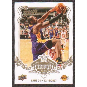 2008/09 Upper Deck MVP Kobe MVP White #KB24 Kobe Bryant