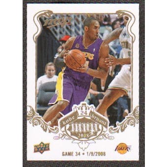 2008/09 Upper Deck MVP Kobe MVP White #KB34 Kobe Bryant