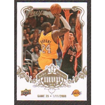 2008/09 Upper Deck MVP Kobe MVP White #KB35 Kobe Bryant