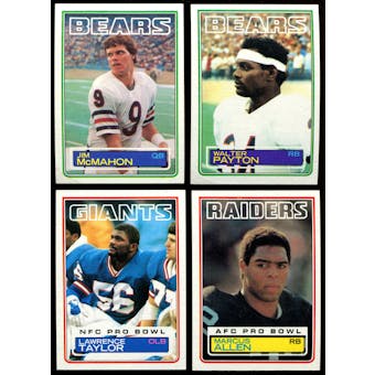 1983 Topps Football Partial Set (NM-MT)
